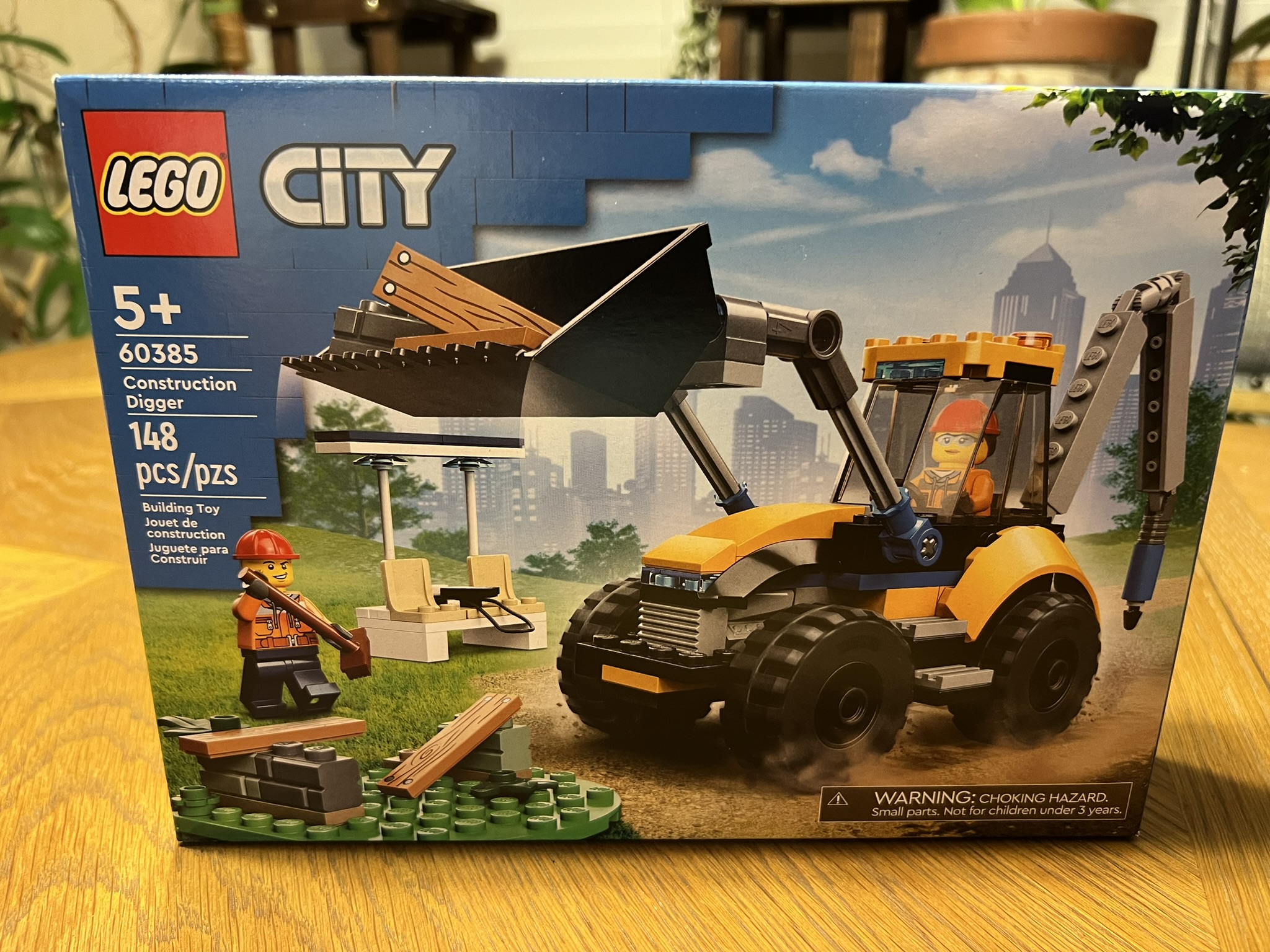 Lego Building - Building Lego City Set 60385 Construction Digger from Start to Finish Time Lapse