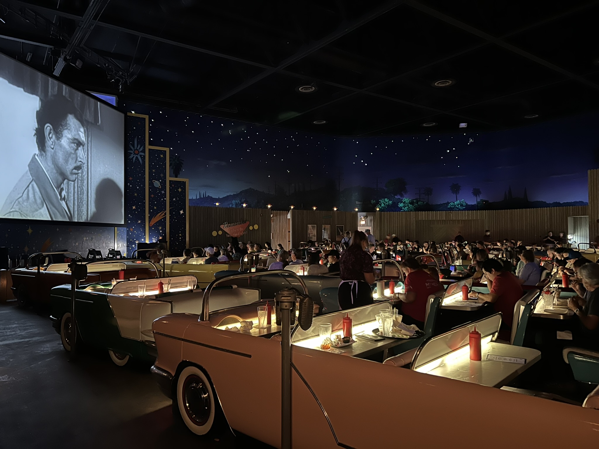 Theme Park Dining Reviews - Disney Studios Sci-fi Dine-in Theater Dining Review at Walt Disney World